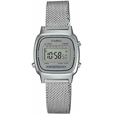 Casio Vintage, Montre, LA670WEM-7EF, Argent, (Horloge numérique, 24.60 mm) Casio Vintage, Montre, LA670WEM-7EF, Argent, (Horloge numérique, 24.60 mm)