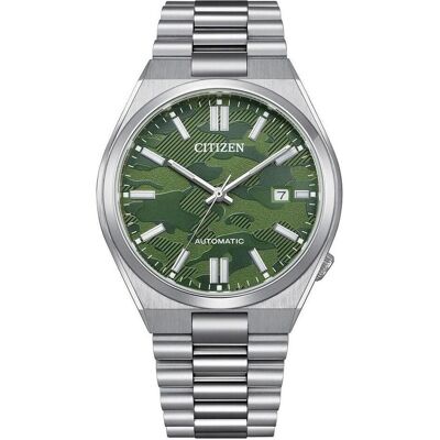 Citizen Montre, Herrenuhr NJ0159-86X, Vert, Argent, (Horloge analogique, 40 mm) Citizen Montre, Herrenuhr NJ0159-86X, Vert, Argent, (Horloge analogique, 40 mm)