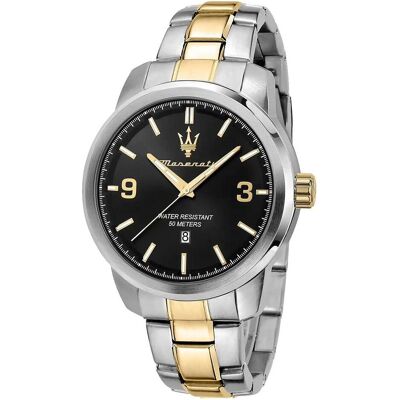 Maserati, Montre, R8853121009 Successo Hommes 44mm 5ATM, Argent, (Horloge analogique, 44 mm) Maserati, Montre, R8853121009 Successo Hommes 44mm 5ATM, Argent, (Horloge analogique, 44 mm)