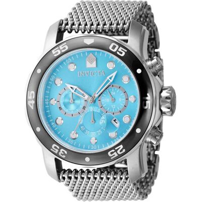 Invicta Montre, Pro Diver - 47583, Argent, (Chronographe, 48 mm) Invicta Montre, Pro Diver - 47583, Argent, (Chronographe, 48 mm)