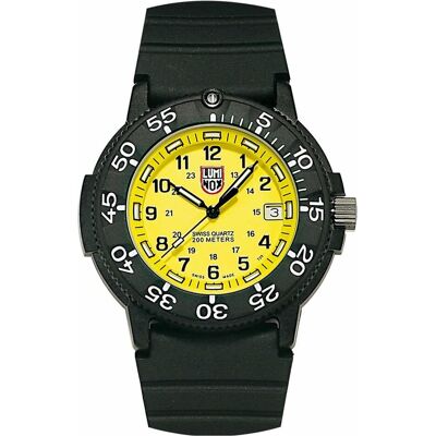 Luminox, Montre, XS.3005.F Original Navy Seal, Noir, Jaune, (Horloge analogique, Swiss Made, 43 mm) Luminox, Montre, XS.3005.F Original Navy Seal, Noir, Jaune, (Horloge analogique, Swiss Made, 43 mm)