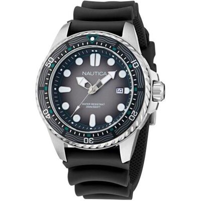 Nautica, Montre, NAPSDF501, Argent, (Horloge analogique) Nautica, Montre, NAPSDF501, Argent, (Horloge analogique)