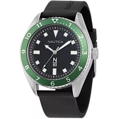 Nautica, Montre, NAPFWF401, Argent, (Horloge analogique) Nautica, Montre, NAPFWF401, Argent, (Horloge analogique)