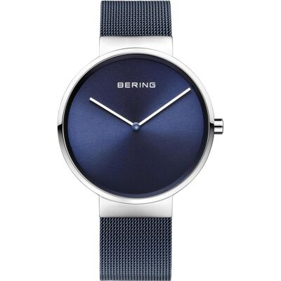 Bering, Montre, Classic, Bleu, (Horloge analogique, 39 mm) Bering, Montre, Classic, Bleu, (Horloge analogique, 39 mm)