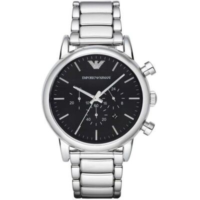 Giorgio Armani Emporio Armani, Montre, Luigi AR1894, Argent, (Horloge analogique, 42 mm) Giorgio Armani Emporio Armani, Montre, Luigi AR1894, Argent, (Horloge analogique, 42 mm)