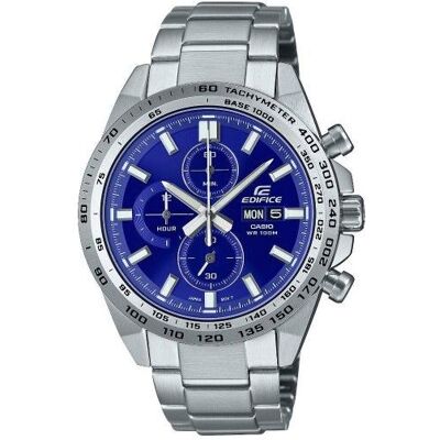 Casio Montre, Edifice EFR-574D-2AVUDF, Argent, (Chronographe, Horloge analogique, 48.50 mm) Casio Montre, Edifice EFR-574D-2AVUDF, Argent, (Chronographe, Horloge analogique, 48.50 mm)
