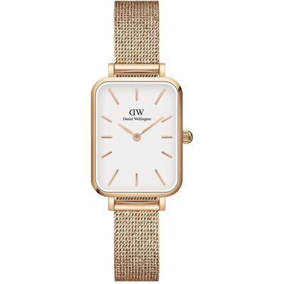 Daniel Wellington, Montre, Quadro Melrose blanc, Rose, (Horloge analogique, 20 mm) Daniel Wellington, Montre, Quadro Melrose blanc, Rose, (Horloge analogique, 20 mm)