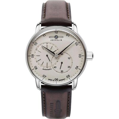 Zeppelin, Montre, New Captain's Line 8662-5, Marron, (Chronographe, 43 mm) Zeppelin, Montre, New Captain's Line 8662-5, Marron, (Chronographe, 43 mm)