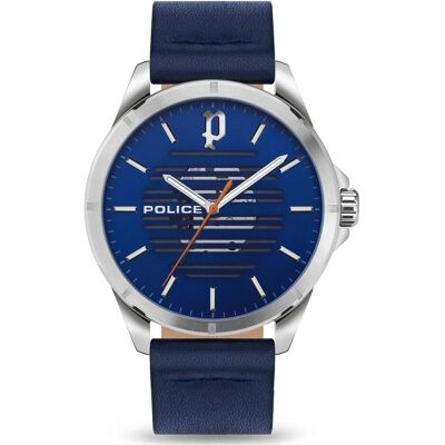 Police, Montre, Men's Watch (Ø 46 mm), Bleu, Gris, (46 mm) Police, Montre, Men's Watch (Ø 46 mm), Bleu, Gris, (46 mm)