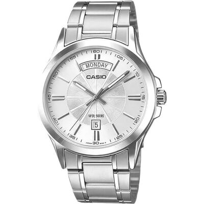 Casio Montre, MTP-1381D-7A, Argent, (Horloge analogique, 39.90 mm) Casio Montre, MTP-1381D-7A, Argent, (Horloge analogique, 39.90 mm)