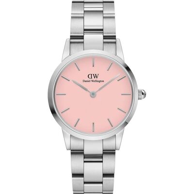 Daniel Wellington, Montre, Lien Iconic Blush Silver (28 mm), Argent, (Horloge analogique, 28 mm) Daniel Wellington, Montre, Lien Iconic Blush Silver (28 mm), Argent, (Horloge analogique, 28 mm)