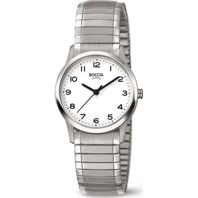 Boccia, Montre, Titane 3287.01 Dames Horloge 29 mm, Argent, (Horloge analogique, 29 mm) Boccia, Montre, Titane 3287.01 Dames Horloge 29 mm, Argent, (Horloge analogique, 29 mm)