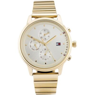 Tommy Hilfiger, Montre, Uhr, Or, (Horloge analogique, 38 mm) Tommy Hilfiger, Montre, Uhr, Or, (Horloge analogique, 38 mm)
