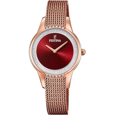 Festina, Montre, Mademoiselle, Rose, Rouge, (Horloge analogique, 30 mm) Festina, Montre, Mademoiselle, Rose, Rouge, (Horloge analogique, 30 mm)