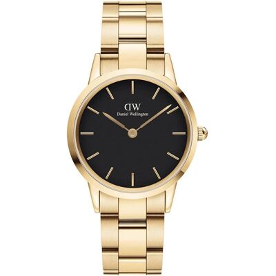 Daniel Wellington, Montre, Lien Iconic Gold Black (32 mm), Or, (Horloge analogique, 32 mm) Daniel Wellington, Montre, Lien Iconic Gold Black (32 mm), Or, (Horloge analogique, 32 mm)