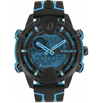 Police, Montre, PEWJP2110202 Taronga Hommes 53mm 5ATM, Bleu, (Horloge analogique, Horloge numérique, Montre de sport, 46 mm) Police, Montre, PEWJP2110202 Taronga Hommes 53mm 5ATM, Bleu, (Horloge analogique, Horloge numérique, Montre de sport, 46 mm)