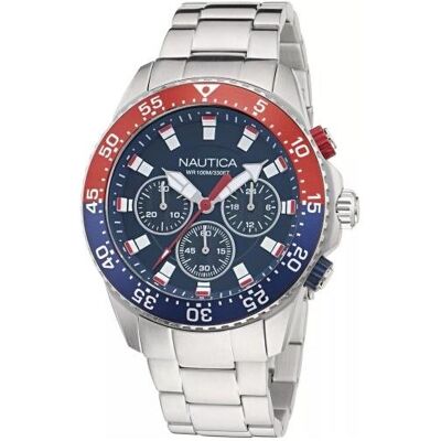 Nautica, Montre, NAPNOF503, Argent, (Horloge analogique) Nautica, Montre, NAPNOF503, Argent, (Horloge analogique)