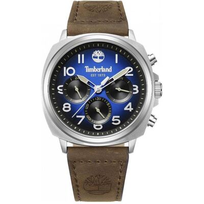 Timberland, Montre, Herrenuhr TDWGB0042007, Noir, Bleu, Argent, (Horloge analogique, 44 mm) Timberland, Montre, Herrenuhr TDWGB0042007, Noir, Bleu, Argent, (Horloge analogique, 44 mm)