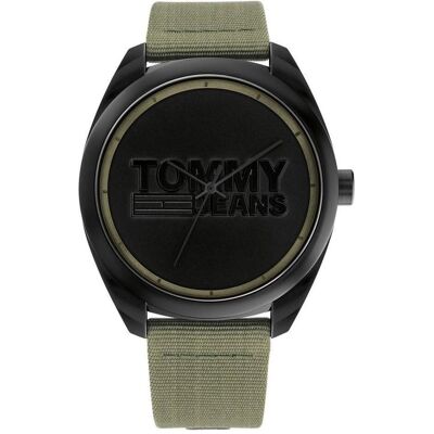 Tommy Hilfiger, Montre, Men's Watch 1792040 (Ø 45 mm), Vert, Noir, (45 mm) Tommy Hilfiger, Montre, Men's Watch 1792040 (Ø 45 mm), Vert, Noir, (45 mm)