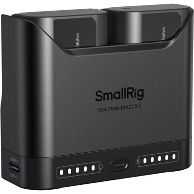 SmallRig 5487 Turbo Charging Kit for DMW-BLK22 Camera Batteries (Chargeur de batterie d'appareil photo), Alimentation pour appareil photo, Noir SmallRig 5487 Turbo Charging Kit for DMW-BLK22 Camera Batteries (Chargeur de batterie d'appareil photo), Alimentation pour appareil photo, Noir