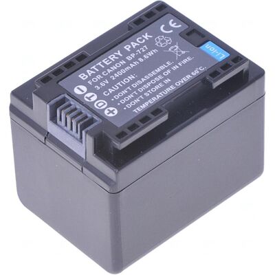 T6 Power Baterie Canon BP-727,,,????ern???? (Batterie de l'appareil photo), Alimentation pour appareil photo, Noir T6 Power Baterie Canon BP-727,,,????ern???? (Batterie de l'appareil photo), Alimentation pour appareil photo, Noir