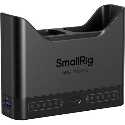 SmallRig 5493 Camera Battery Charger for NP-FW50 (Chargeur de batterie d'appareil photo), Alimentation pour appareil photo, Noir SmallRig 5493 Camera Battery Charger for NP-FW50 (Chargeur de batterie d'appareil photo), Alimentation pour appareil photo, Noir