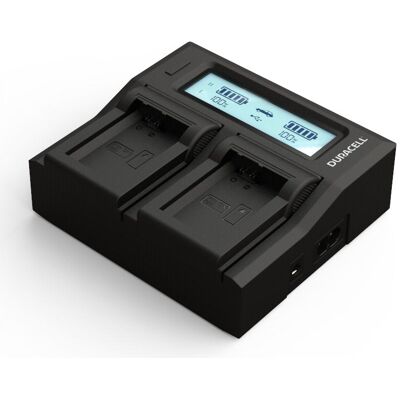 Duracell Double chargeur pour DR9954/NP-FW50 (Chargeur de batterie d'appareil photo), Alimentation pour appareil photo, Noir Duracell Double chargeur pour DR9954/NP-FW50 (Chargeur de batterie d'appareil photo), Alimentation pour appareil photo, Noir