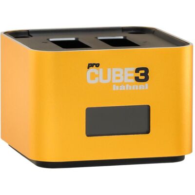 Hähnel ProCube 3 Twin (Chargeur de batterie d'appareil photo), Alimentation pour appareil photo, Noir, Jaune Hähnel ProCube 3 Twin (Chargeur de batterie d'appareil photo), Alimentation pour appareil photo, Noir, Jaune