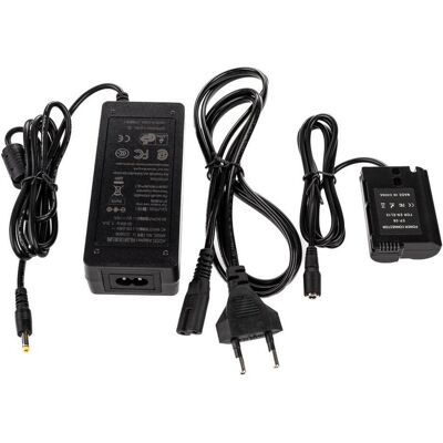 Caruba Nikon EN EL15 batterie factice entièrement décodée +EP 5B adaptateur secteur (standard US) (Batterie de l'appareil photo), Alimentation pour appareil photo, Noir Caruba Nikon EN EL15 batterie factice entièrement décodée +EP 5B adaptateur secteur (standard US) (Batterie de l'appareil photo), Alimentation pour appareil photo, Noir