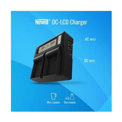Newell Ładowarka dwukanałowa DC-LCD do akumulatorów NP-T125 do Fujifilm (Chargeur de batterie d'appareil photo), Alimentation pour appareil photo, Noir Newell Ładowarka dwukanałowa DC-LCD do akumulatorów NP-T125 do Fujifilm (Chargeur de batterie d'appareil photo), Alimentation pour appareil photo, Noir