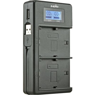 Chargeur de Batterie Jupio Nikon EN-EL25 avec Écran LCD et Powerbank Chargeur de Batterie Jupio Nikon EN-EL25 avec Écran LCD et Powerbank