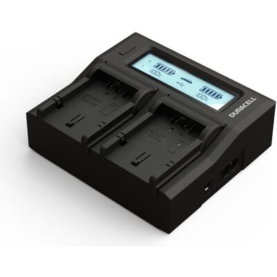 Duracell Chargeur double pour DR9668/CGA-S006 (Chargeur de batterie d'appareil photo), Alimentation pour appareil photo, Noir Duracell Chargeur double pour DR9668/CGA-S006 (Chargeur de batterie d'appareil photo), Alimentation pour appareil photo, Noir
