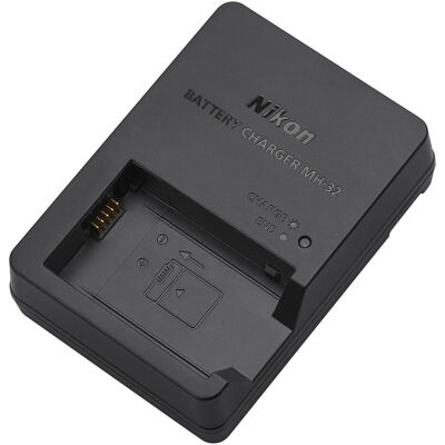 Nikon MH-32 (Chargeur de batterie d'appareil photo), Alimentation pour appareil photo, Noir Nikon MH-32 (Chargeur de batterie d'appareil photo), Alimentation pour appareil photo, Noir