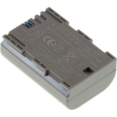 T6 Power Batterie compatible avec les modèles Canon LP-E6, LP-E6N, LP-E6NH, 2 400 mAh, 17,2 Wh, USB-C (Batterie de l'appareil photo), Alimentation pour appareil photo T6 Power Batterie compatible avec les modèles Canon LP-E6, LP-E6N, LP-E6NH, 2 400 mAh, 17,2 Wh, USB-C (Batterie de l'appareil photo), Alimentation pour appareil photo