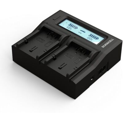 Duracell Chargeur double pour DR9668/CGA-S006 (Chargeur de batterie d'appareil photo), Alimentation pour appareil photo, Noir Duracell Chargeur double pour DR9668/CGA-S006 (Chargeur de batterie d'appareil photo), Alimentation pour appareil photo, Noir