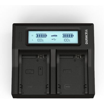 Duracell Chargeur double pour DR9945/LP-E8 (Chargeur de batterie d'appareil photo), Alimentation pour appareil photo, Noir Duracell Chargeur double pour DR9945/LP-E8 (Chargeur de batterie d'appareil photo), Alimentation pour appareil photo, Noir