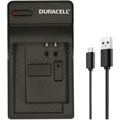 Duracell Chargeur avec câble USB pour Panasonic DMW-BLD10E (Chargeur de batterie d'appareil photo), Alimentation pour appareil photo, Noir Duracell Chargeur avec câble USB pour Panasonic DMW-BLD10E (Chargeur de batterie d'appareil photo), Alimentation pour appareil photo, Noir