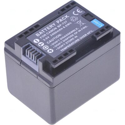 T6 Power Baterie Canon BP-727,,,????ern???? (Batterie de l'appareil photo), Alimentation pour appareil photo, Noir T6 Power Baterie Canon BP-727,,,????ern???? (Batterie de l'appareil photo), Alimentation pour appareil photo, Noir