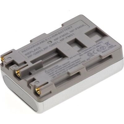T6 Power Batterie Sony NP-FM50, NP-FM51, NP-FM30, NP-QM50, NP-QM51,, šedà (Batterie de l'appareil photo), Alimentation pour appareil photo, Gris T6 Power Batterie Sony NP-FM50, NP-FM51, NP-FM30, NP-QM50, NP-QM51,, šedà (Batterie de l'appareil photo), Alimentation pour appareil photo, Gris