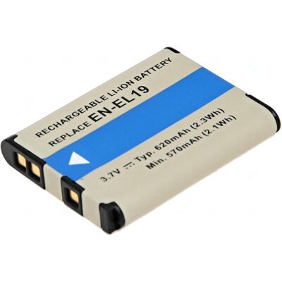 T6 Power Batterie Nikon EN-EL19, NP-BJ1,,,????ern???? (Batterie de l'appareil photo), Alimentation pour appareil photo, Noir T6 Power Batterie Nikon EN-EL19, NP-BJ1,,,????ern???? (Batterie de l'appareil photo), Alimentation pour appareil photo, Noir