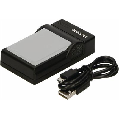 Duracell Chargeur avec câble USB pour DR9932/EN-EL12 (Chargeur de batterie d'appareil photo), Alimentation pour appareil photo, Noir Duracell Chargeur avec câble USB pour DR9932/EN-EL12 (Chargeur de batterie d'appareil photo), Alimentation pour appareil photo, Noir
