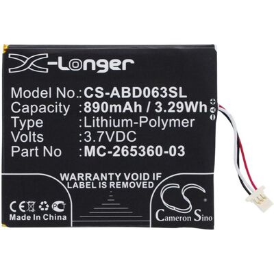 NoName Batterie pour Amazon Kindle 7 etc. (1 pcs, Spécifique à l'appareil), Batteries + piles NoName Batterie pour Amazon Kindle 7 etc. (1 pcs, Spécifique à l'appareil), Batteries + piles
