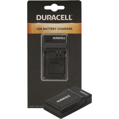 Duracell Chargeur avec câble USB pour DR9932/EN-EL12 (Chargeur de batterie d'appareil photo), Alimentation pour appareil photo, Noir Duracell Chargeur avec câble USB pour DR9932/EN-EL12 (Chargeur de batterie d'appareil photo), Alimentation pour appareil photo, Noir