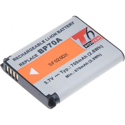 T6 Power Baterie Samsung BP-70A, BP70A, SLB-70A,,, Aernà (Batterie de l'appareil photo), Alimentation pour appareil photo, Noir T6 Power Baterie Samsung BP-70A, BP70A, SLB-70A,,, Aernà (Batterie de l'appareil photo), Alimentation pour appareil photo, Noir