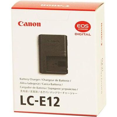 Canon LC-E12 (Chargeur de batterie d'appareil photo), Alimentation pour appareil photo, Noir Canon LC-E12 (Chargeur de batterie d'appareil photo), Alimentation pour appareil photo, Noir