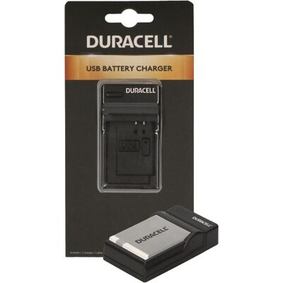 Duracell Chargeur avec câble USB pour DR9720/NB-6L (Chargeur de batterie d'appareil photo), Alimentation pour appareil photo, Noir Duracell Chargeur avec câble USB pour DR9720/NB-6L (Chargeur de batterie d'appareil photo), Alimentation pour appareil photo, Noir