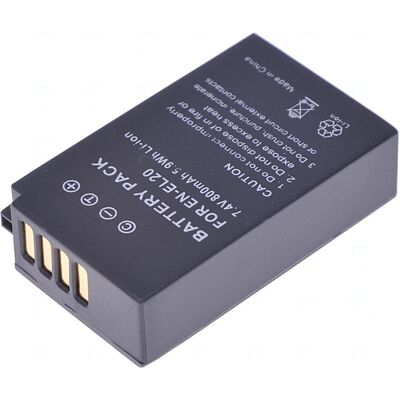 T6 Power Batterie Nikon EN-EL20, EN-EL20a,,,????ern???? (Batterie de l'appareil photo), Alimentation pour appareil photo, Noir T6 Power Batterie Nikon EN-EL20, EN-EL20a,,,????ern???? (Batterie de l'appareil photo), Alimentation pour appareil photo, Noir
