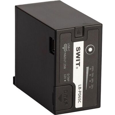 Swit LB-PD65C Panasonic VBR59 Series Pack de batteries, Alimentation pour appareil photo, Noir Swit LB-PD65C Panasonic VBR59 Series Pack de batteries, Alimentation pour appareil photo, Noir