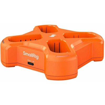SmallRig 5748 Four-Channel Camera Battery Charger for DMW-BLK22 (Chargeur de batterie d'appareil photo), Alimentation pour appareil photo, Orange SmallRig 5748 Four-Channel Camera Battery Charger for DMW-BLK22 (Chargeur de batterie d'appareil photo), Alimentation pour appareil photo, Orange