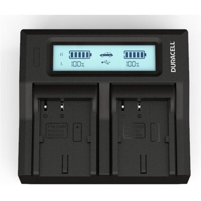 Duracell Chargeur dual pour BUND511/BP-511 (Chargeur de batterie d'appareil photo), Alimentation pour appareil photo, Noir Duracell Chargeur dual pour BUND511/BP-511 (Chargeur de batterie d'appareil photo), Alimentation pour appareil photo, Noir